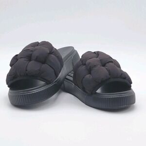 Blowfish Malibu Darcy Puffy Slide Sandals Women's Size 9 Black Quilted Comfort
